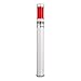 PLDLF-102-R, LED Stack Tower Light, 25mm red Color 1 Stack, Steady/Flash, Direct mounting 200mm Long aulminum Body, 25" prewired, 24V AC/DC