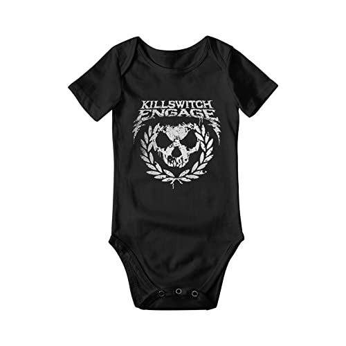 Image of Killswitch Music Band Engage Baby Onesie Kids Romper Unisex Baby Short-Sleeve Bodysuit 3d Print Jumpsuit Graphic Clothes Cotton Comfortable Onesie 3 Months For Baby Girl Boy Bodysuits Outfit