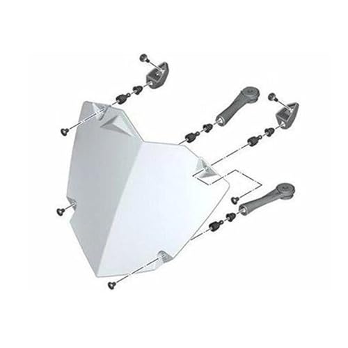 Cache phare moto à dégagement rapide avec grille en maille d'acier