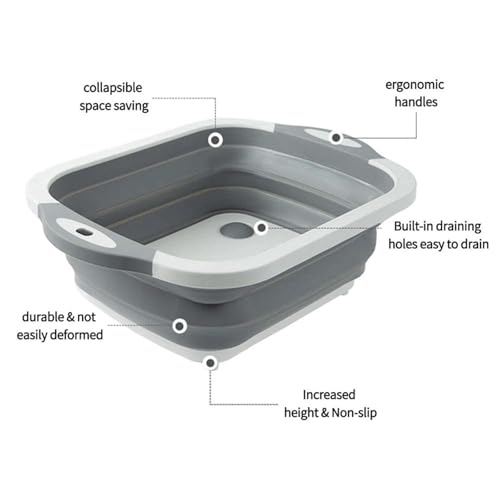 Tabla de Cortar Multifuncional Plegable Rectangular miniatura 3