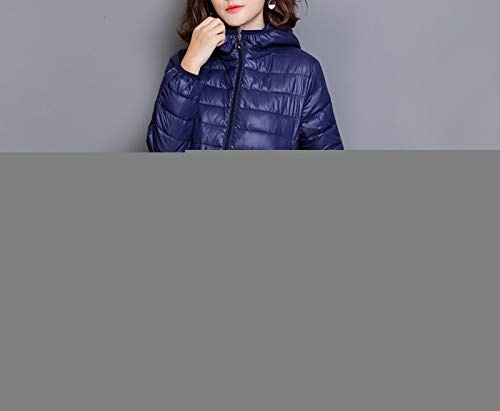 Elonglin Casaco Acolchoado Feminino com Capuz Jaqueta Curta Feminina com Capuz Quente para Inverno G