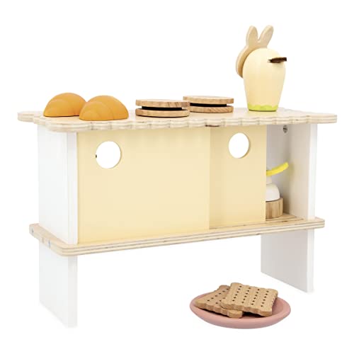 Janod, FSC Wood Cake Display Stand, 12 Wooden Accessories, Pretend Play Toy, FSC Wooden Toy, Imagination-enhancing, 3 Years + - Image 3