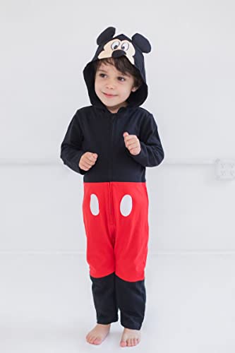 Disney Mickey Mouse Goofy Pluto Zip Up Coverall Newborn to Big Kid2