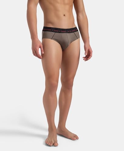 Image of Jockey US14 Men Super Combed Cotton Solid Brief with Ultrasoft Waistband (Colors & Prints May Vary)