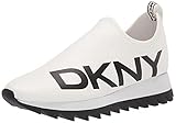 Mandelförmige Zehenform DKNY Damen Azer Sneaker, weiß/schwarz, 38 EU