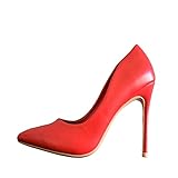 luxus plateau high heels Absatzhöhe 11 cm jch-Fashion Top Luxus Pumps Modern Party Club Damenschuhe Sandalen Gogo Sexy High Heels Elegant Absatzschuhe (Rot, eu_Footwear_Size_System, Adult, Women, Numeric, medium, Numeric_38)