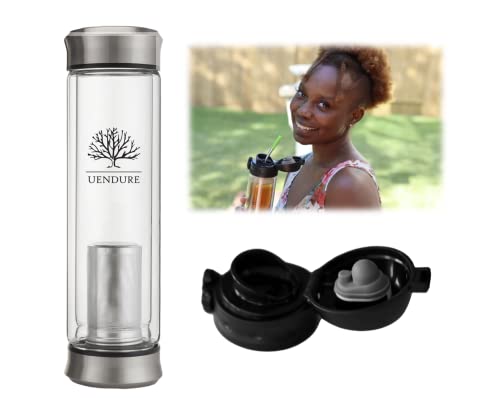 UEndure Infuser Bottle with Flip Top Bundle