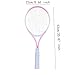 predolo Tennis Racket Featuring Comfortable Grip and Nylon Strings for Beach Practice, Pink White