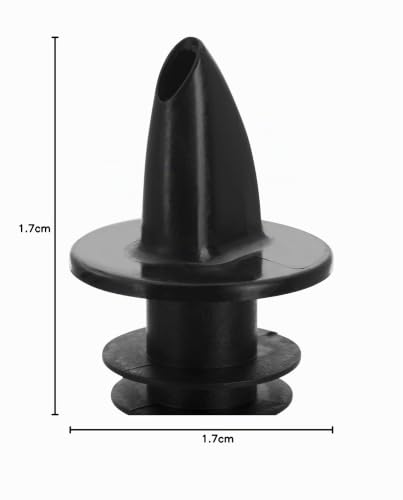 Miniatura 8 de Westmark 12 Vertedor De Licor Para Botellas, Dispensador Con Tubo De Aire, Boquilla De Plástico, Jet-Pour, Negro, 411020es