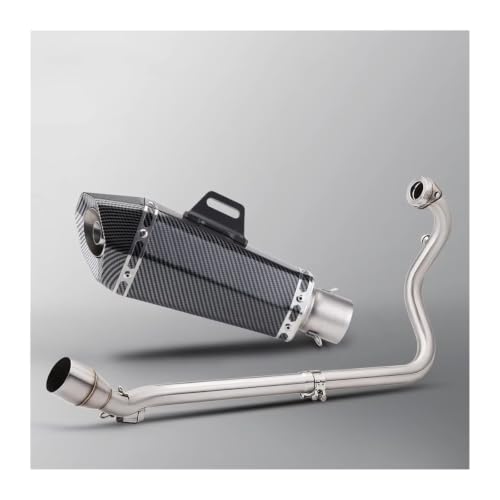 Système d'échappement moto FZS250 de haute précision avec silencieux 51mm