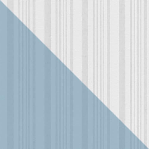 Profhome Carta da parati struttura 571014-GU carta da parati intissata (TNT) verniciabile bianco 0,53 m x 10,05 m / 5,33 m2