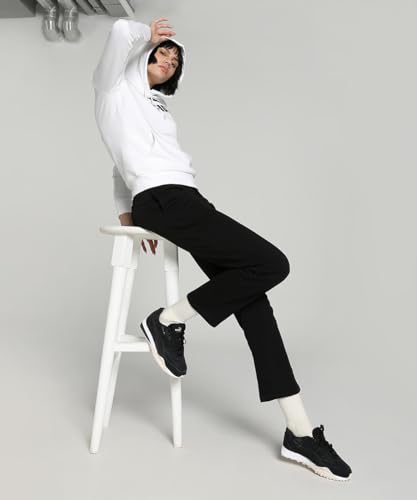 Image of Puma Women Cotton Solid Regular Track Pants for Lounging, Travel, Or Light Activity