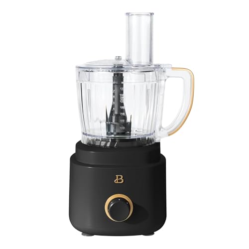 Beautiful by Drew Barrymore 10-Cup Food Processor, 500-Watts, Variable Speed, Pulse, 3' Wide Feed...