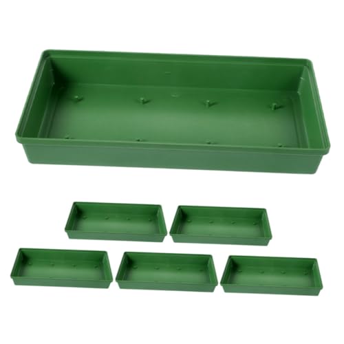 KONTONTY 6pcs Flower Foam Trays for Floral Arrangements Modern Pin Design Elegant Minimalist Style Capacity for Weddings and Parties Flower Decoration Supplies