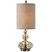 Uttermost Formoso Amber Glass Accent Lamp