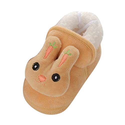 sfdgfhyf House Shoes for Toddler Baby Shoes Cute Fleece Warm Booties Shoes Fashion Printing Non Slip Breathable Toddler