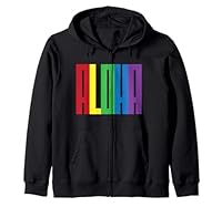 Découvrez l'esprit vibrant des îles hawaïennes avec ce design graphique audacieux Aloha Hawaï. Dotée d'un lettrage audacieux dans un dégradé arc-en-ciel vif, cette pièce capture l'essence joyeuse et ensoleillée de 808 Hawaï dans un style géométrique ...