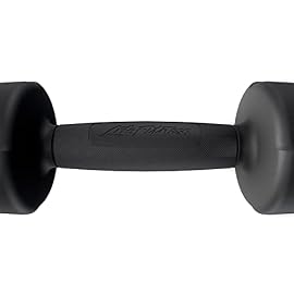 LIFE FITNESS STUDIO INDIVIDUAL BLACK URETHANE 7.5LB DUMBBELL