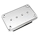 Artec EBC4 Keramik Sidewinder Mudbucker Style Bass Tonabnehmer Hals Pickup 30K für Epiphone/USA SG/EB Style E-Bass, Chrom