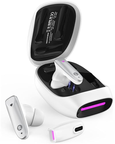 eppfun In-Ear Gaming Kopfhörer, Bluetooth 5.2 Kopfhörer für Meta Quest 3 2/Pico 4 VR/PS5/Switch, 30m