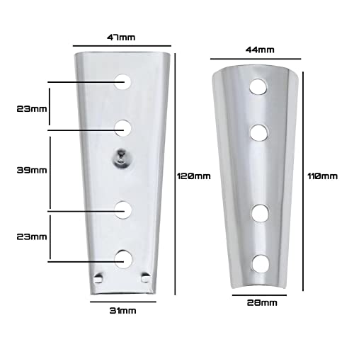 4 paia di staffe di fissaggio a parete per