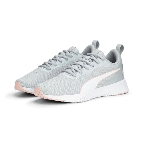 PUMA PUMA Flyer Flex, Men's Road Running Shoe, Platinum Gray Rose Dust PUMA White, 5.5 AU