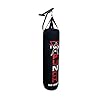 Generic PGS Punching Bag Heavy Home Gym Exercise Equipment for Muay Thai MMA Boxing Training Fitness Workout Kickboxing for Hanging Stand – Unfilled (Full Black, 4FT)