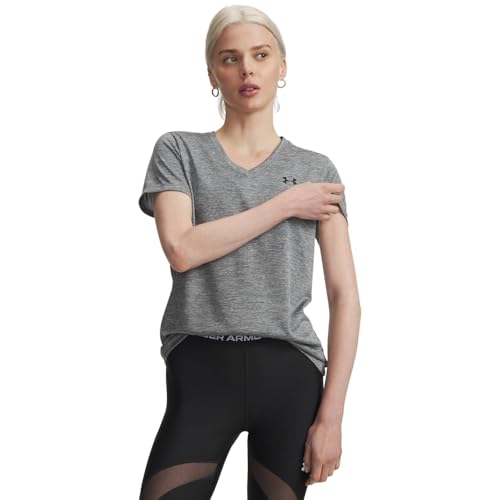 Image of Under Armour Women's Tech Twist V Neck Short Sleeve T-Shirt
