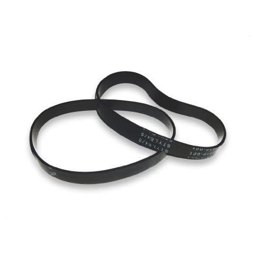 Dirt Devil Style 4&5 Belt, for Featherlite upright-2-pack, Black, 2 Count