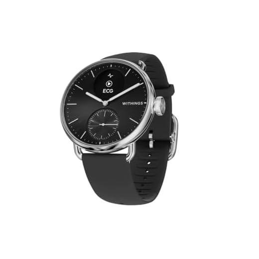 Withings ScanWatch 2, Hybrid Smartwatch Herzgesundheit für Männer & Frauen - EKG, SPO2, Temperaturüberwachung, Schlaftracking, Atemwegsgesundheit, Zyklustracking, 30 Tage Akkulaufzeit, iOS & Android