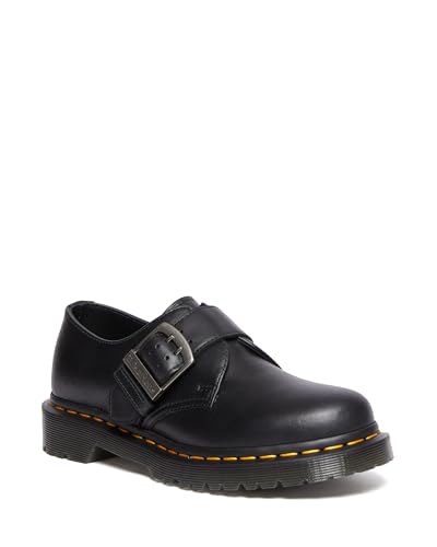 Dr. Martens Women's 1461 Oxford, Black Classic Pull Up, 6