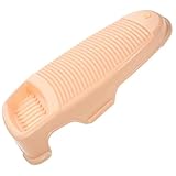 Baluue Planche à Laver Robuste Antidérapante avec Porte-Savon Planche Récurer Linge Por...