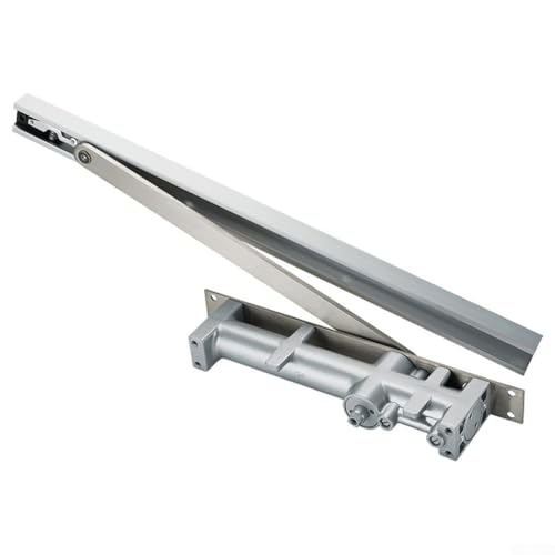 Gdfnmogo Ferme-porte automatique invisible avec système tampon hydraulique pour portes en bois jusqu'à 45 kg, vitesse de fermeture réglable pour maison, hôtel