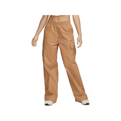 Pantalon cargo mi-haut Nike Sportswear en tissu tissé léger couleur lin FV7643-224