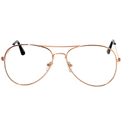 Image of OWL Classic Aviator Style Sunglasses Metal Frame Colored Lens UV 400 Unisex