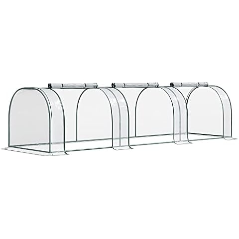 Serre Tunnel Outsunny 3,5L x 1l x 0,8H m Cover