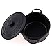 GUODUN Mini Cocina Juguete Tapa Hervidor Muñeca Mini Olla 1:12 Casa de muñecas Utensilios de Cocina en Miniatura(Black)