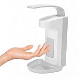 ✔【 ANSICHTSFENSTER】Desinfektionsspender Ein großes ausgehöhltes Fenster zeigt an, wann Sie es durch die halbtransparente Flasche füllen müssen. Es ist bequem für Sie, die Verwendung jederzeit zu beobachten.