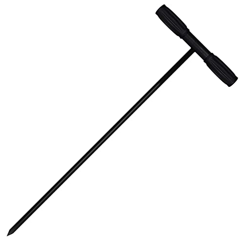 64 Inch Metal Ground Soil Probe Rod- Adjustable Soil Sample Probe- T-Handle Septic Tank Locator For Tile Probing, Soil Compaction, Locating Underground Pipes, Gardening, Landscaping #TOP27