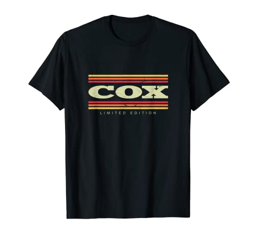 Cox Limited Edition Family Reunion divertente personalizzato Maglietta
