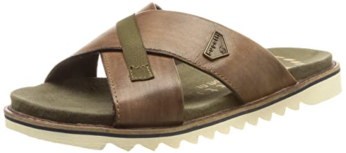 Bugatti Limon, Sandali Uomo, Marrone Scuro, 43 EU