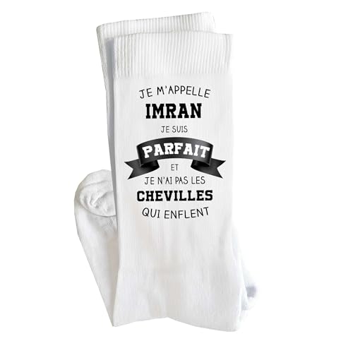 Planetee Chaussettes Imran Parfait Taille 41-45 | Cadeau Original pour Hommes Anniversaire Noël Humour