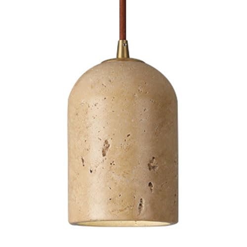 Lampe à suspension en marbre lustre plafonnier encastré E27 japonais porche balcon