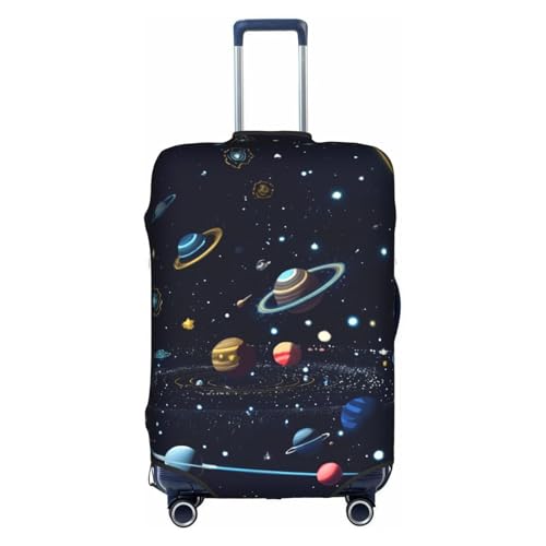 Star Constellation Map Tsa Approved Luggage Cover For 18-32 Inch Suitcases Scratch-Resistant Stretch Luggage Cover