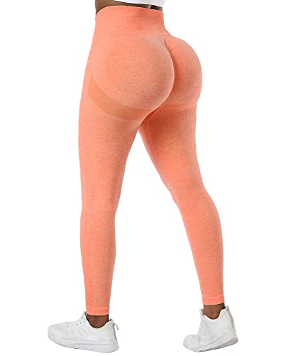 NORMOV Butt Lifting Workout Leggings,Scrunch Booty Lifting Leggings for Women,Seamless Gym Tight