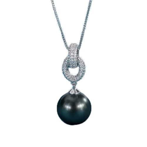 Collier pendentif perles 14mm pour sublimer vos tenues de soirée