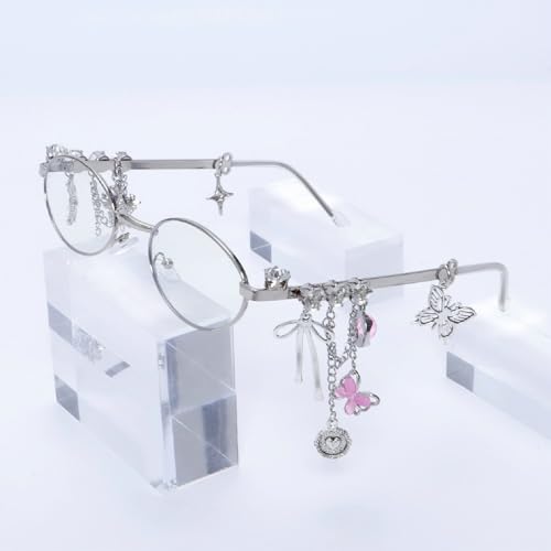 Womens Oval Rhinestone Sunglasses Metal frame Trendy Shades Fashion Diamond Pendant Punk Sunglasses UV400 750723