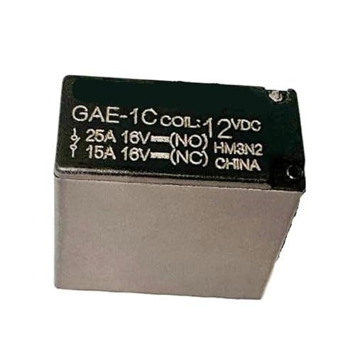Relais 5 broches GAE-1C 12VDC pour l'électronique automobile et circuits imprimés fiables