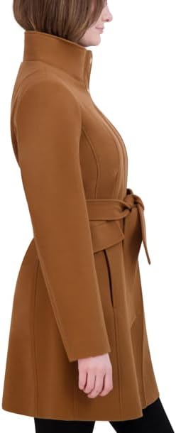 Laundry by Shelli Segal Women's Belted Faux Wool Jacket - Image 3