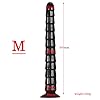 BDSMJOY 340mm Anal Dildo mit Saugnapf,Extra Lange Dildos Analdilos Herren,Analplug Diloschwanz für Frauen Männer,Riesen Dildo Groß Anal Plug Butt Plug,Anal Masturbieren für Männer (Schwarz, M) #1